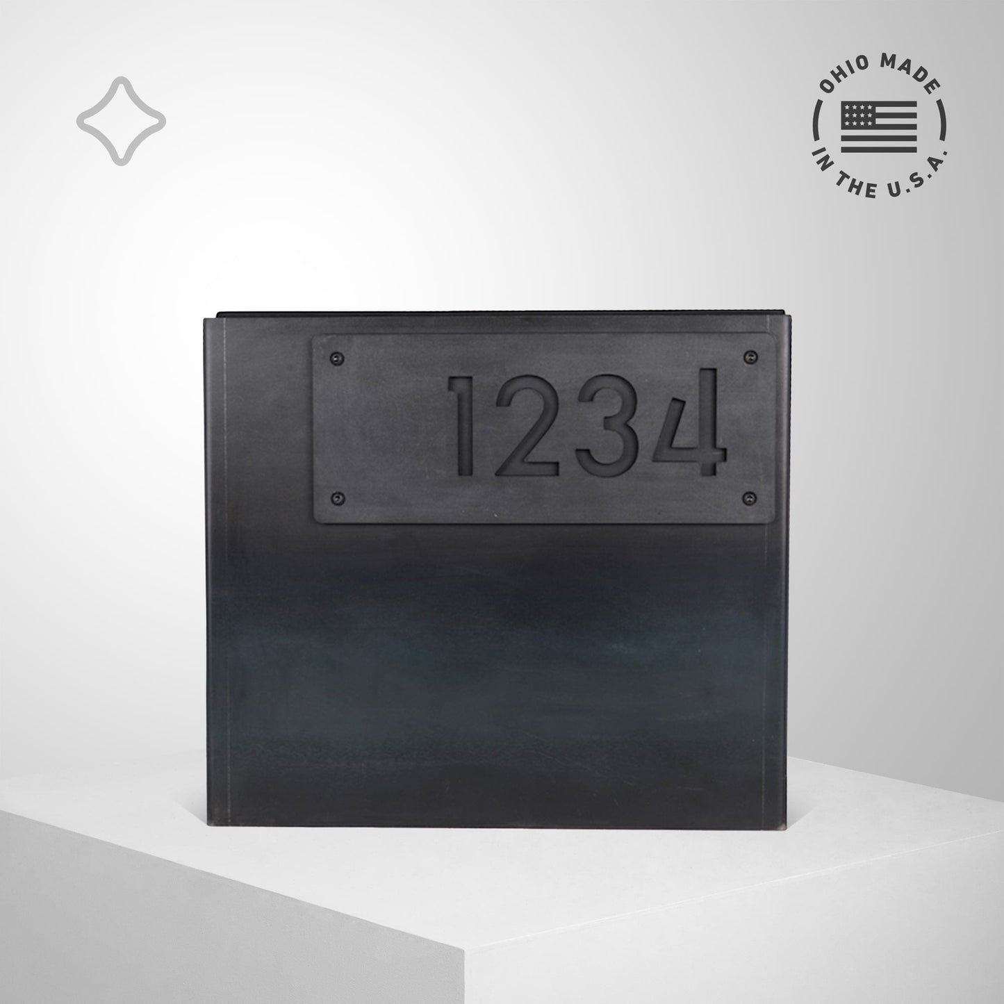 Planter Box with Address Plaque