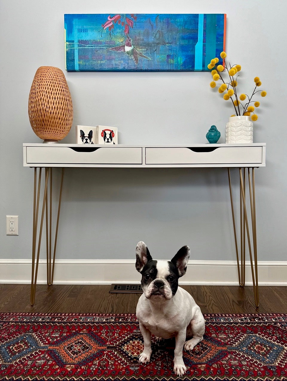 Simple Ikea Hack: DIY Console Table