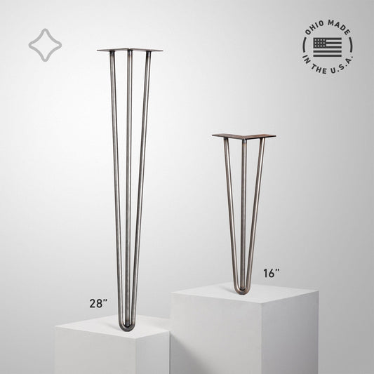 Heavy Duty 3 Rod Hairpin Leg